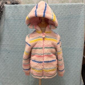 Joules Multicolor Fuzzy Hoodie